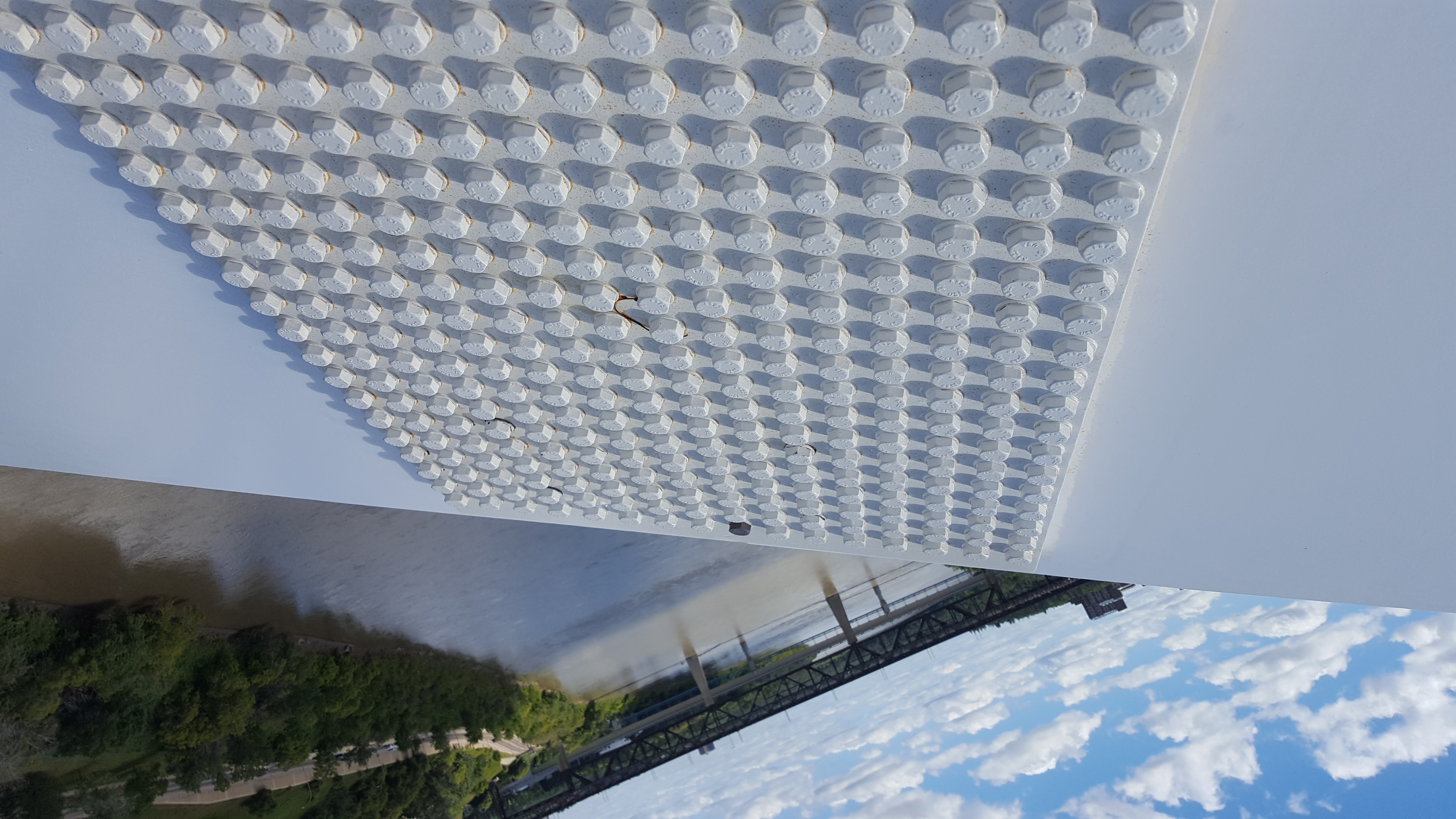 Bridge soffit coating QC detail